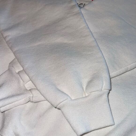 Vintage 80’s 90’s Lee Heavyweight White Graphic Sweatshirt Embroidered San Franc - Picture 9 of 11